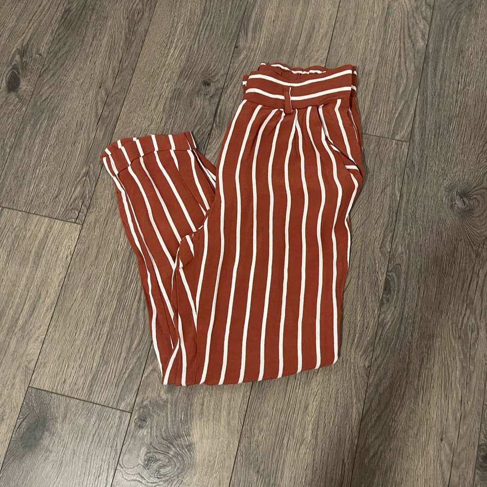 Striped Rust Women’s Pants!